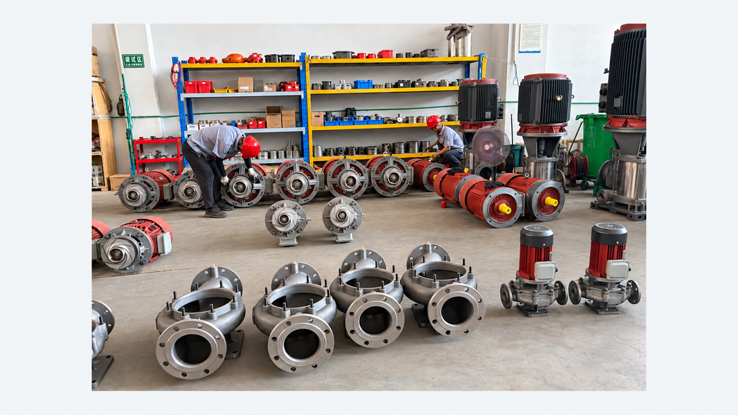 Shanghai Yidishui Pump Manufacturing Co., Ltd. manufacturer production line